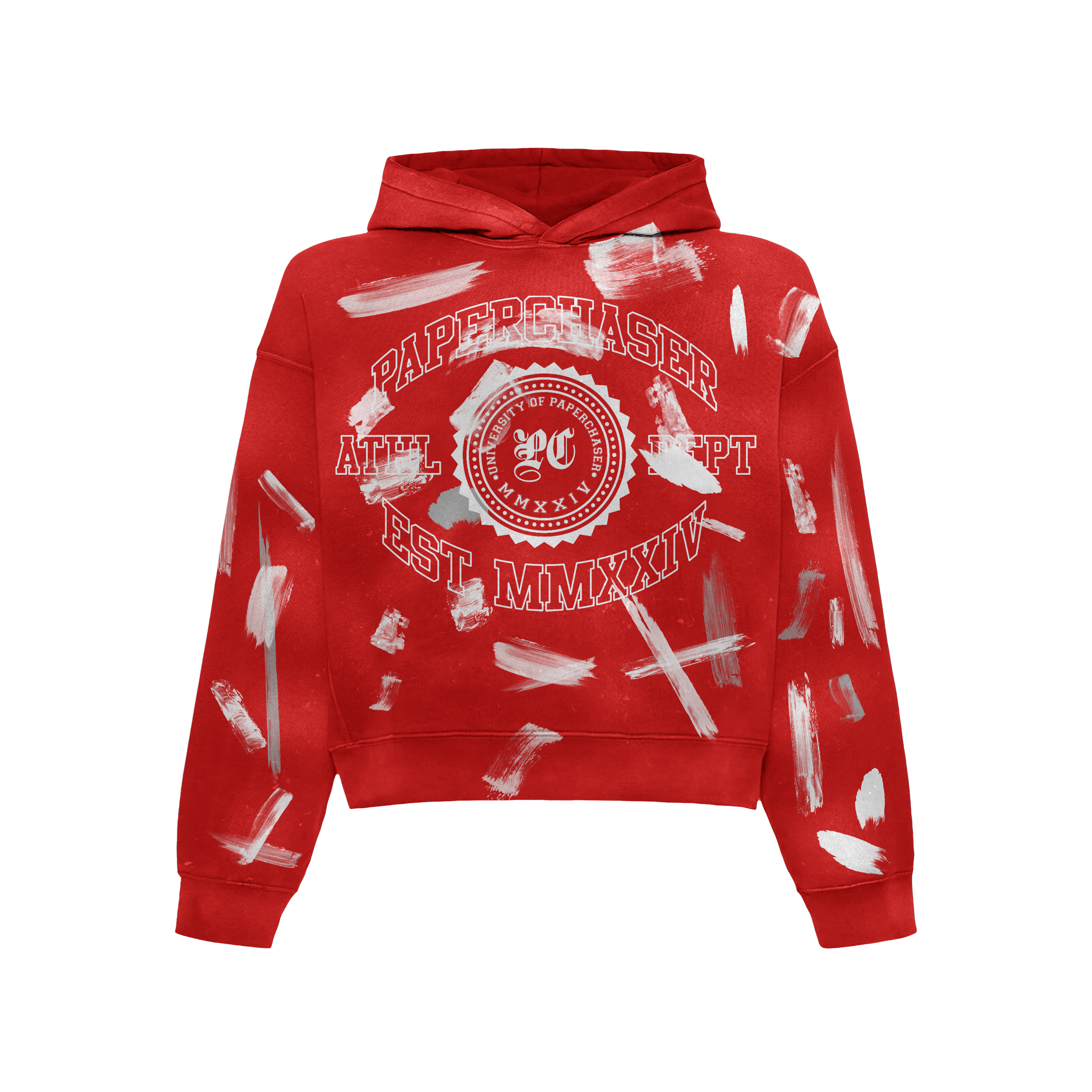 PAINTED COLLEGE ZIP-UP